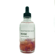 100% puro aceite esencial de rosa natural de usos múltiples Aceite de masaje corporal de rosas Aceite esencial de pétalos de rosa